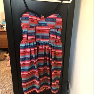 Summer dress with a fun pattern